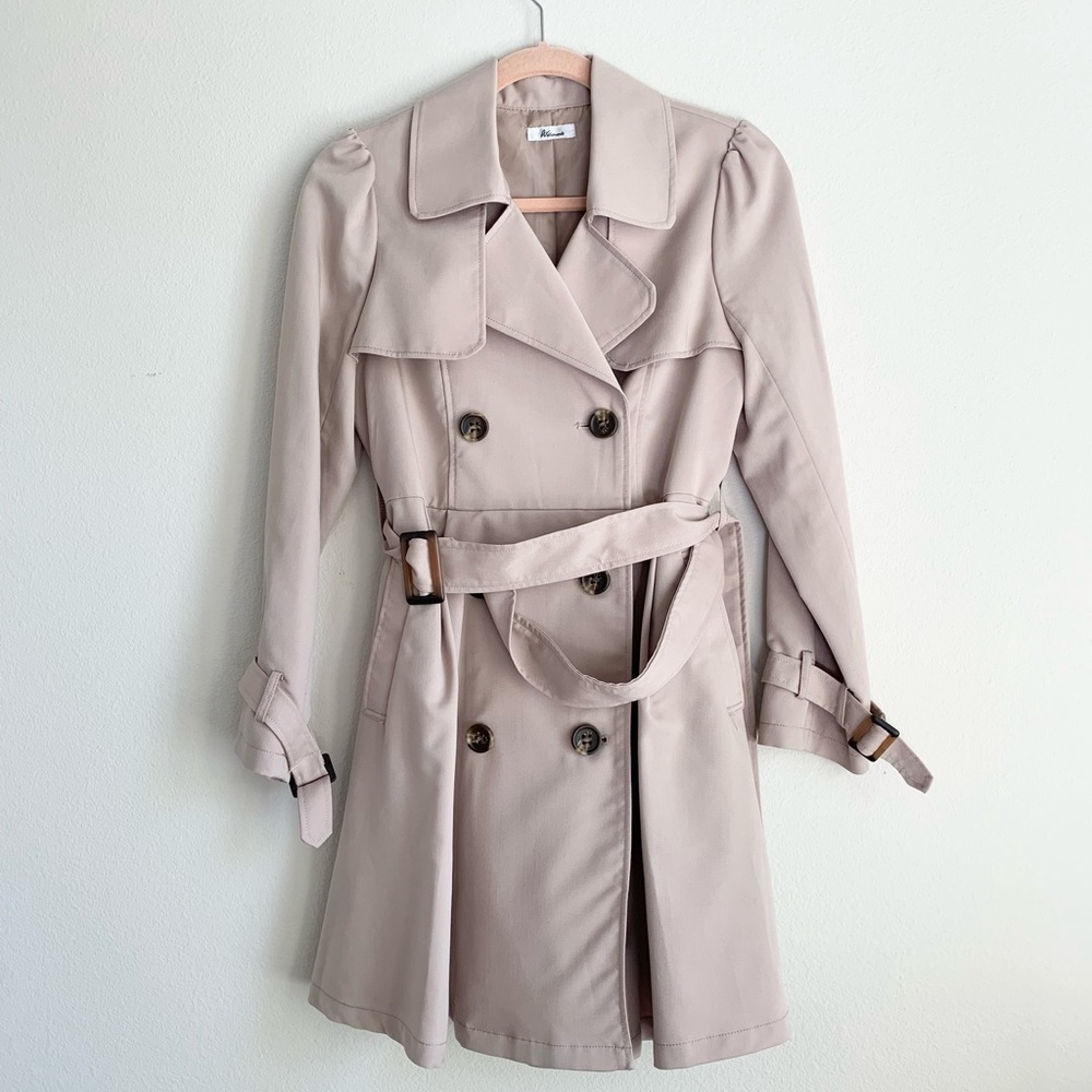 Ledin Beige Trench Coat